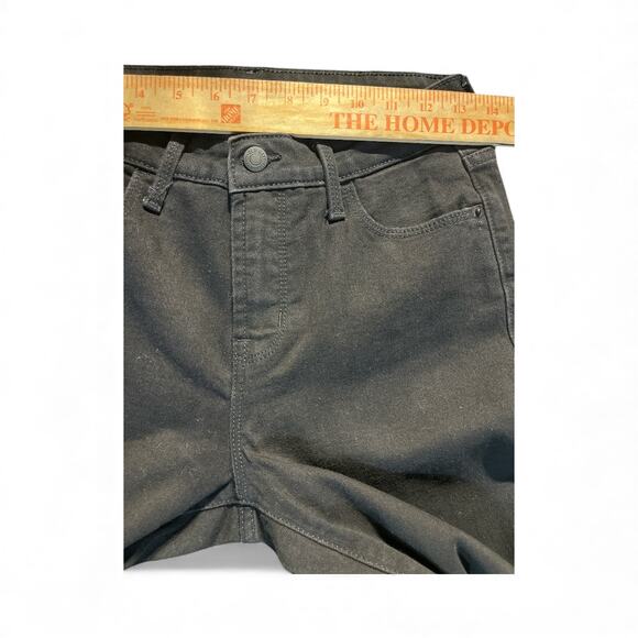 Old Navy High Rise Kicker Boot-Cut Jeans Women Size2 Black Secret Smooth Pockets - Picture 5 of 8